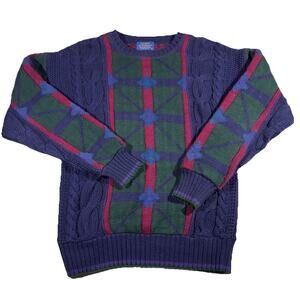 Vintage Pendleton LOBO Sweater Men’s M USA Made Wool Southwestern Cable Knit